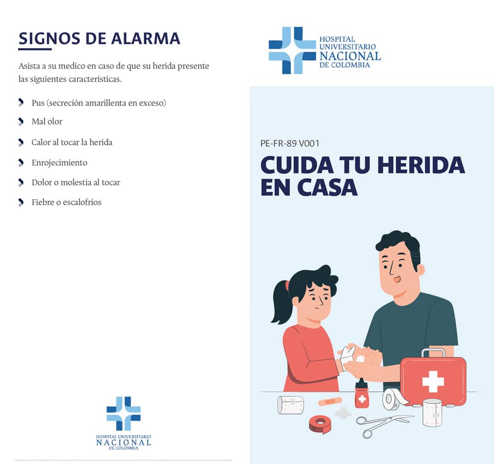 cuida tu herida en casa