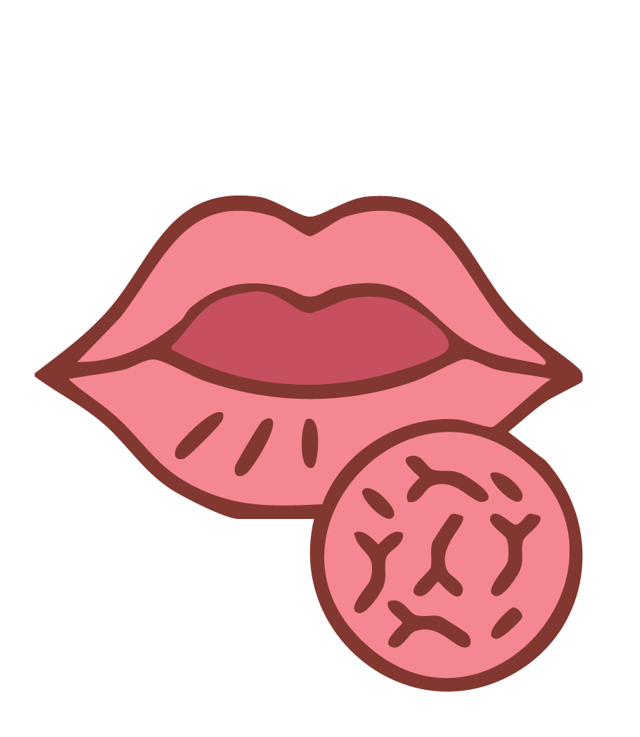 heridas en labios