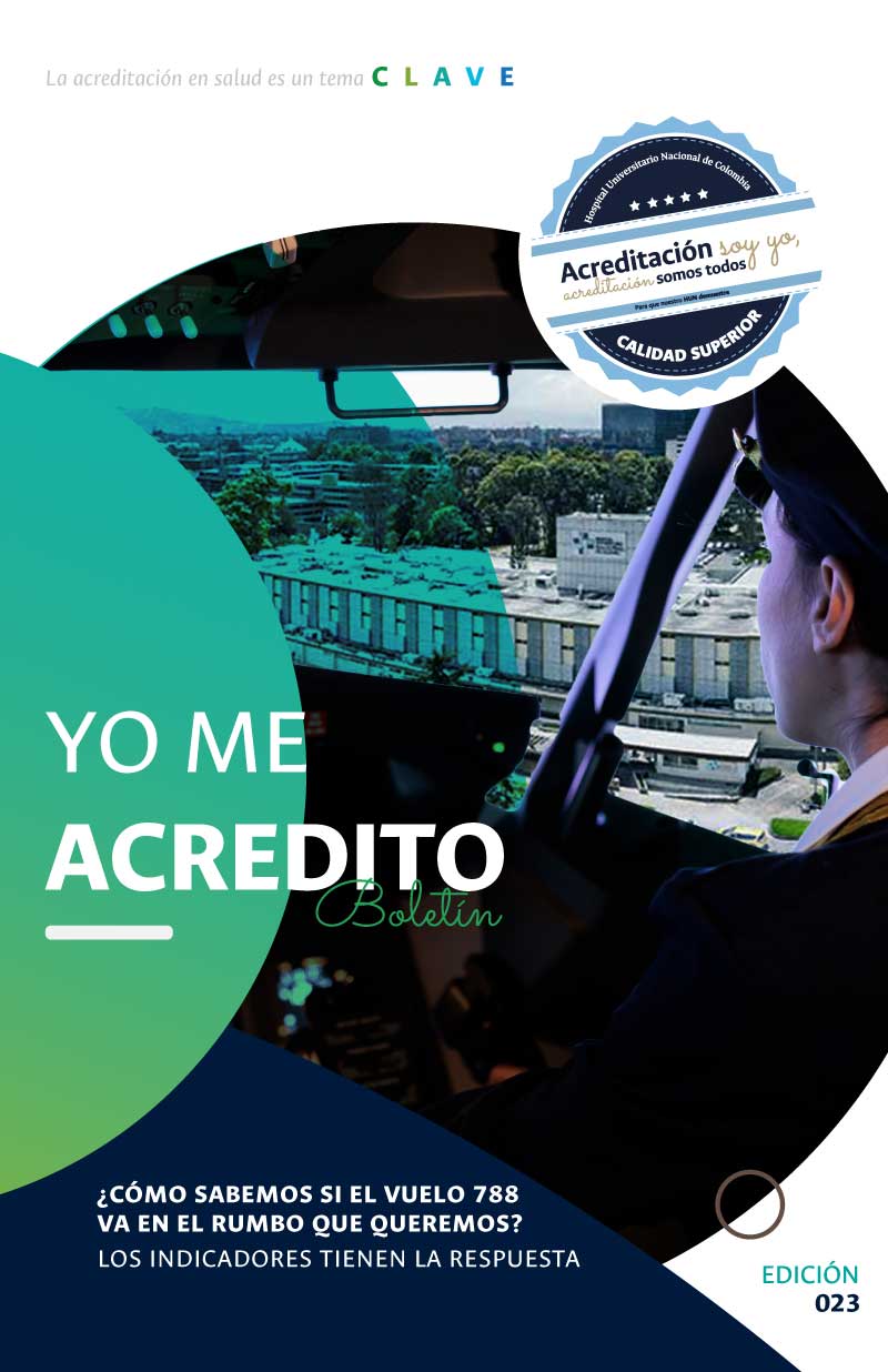 Portada del boletín Yo Me Acredito #23 Indicadores