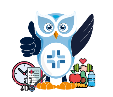 mascota del hun del programa de promoción y mantenimiento