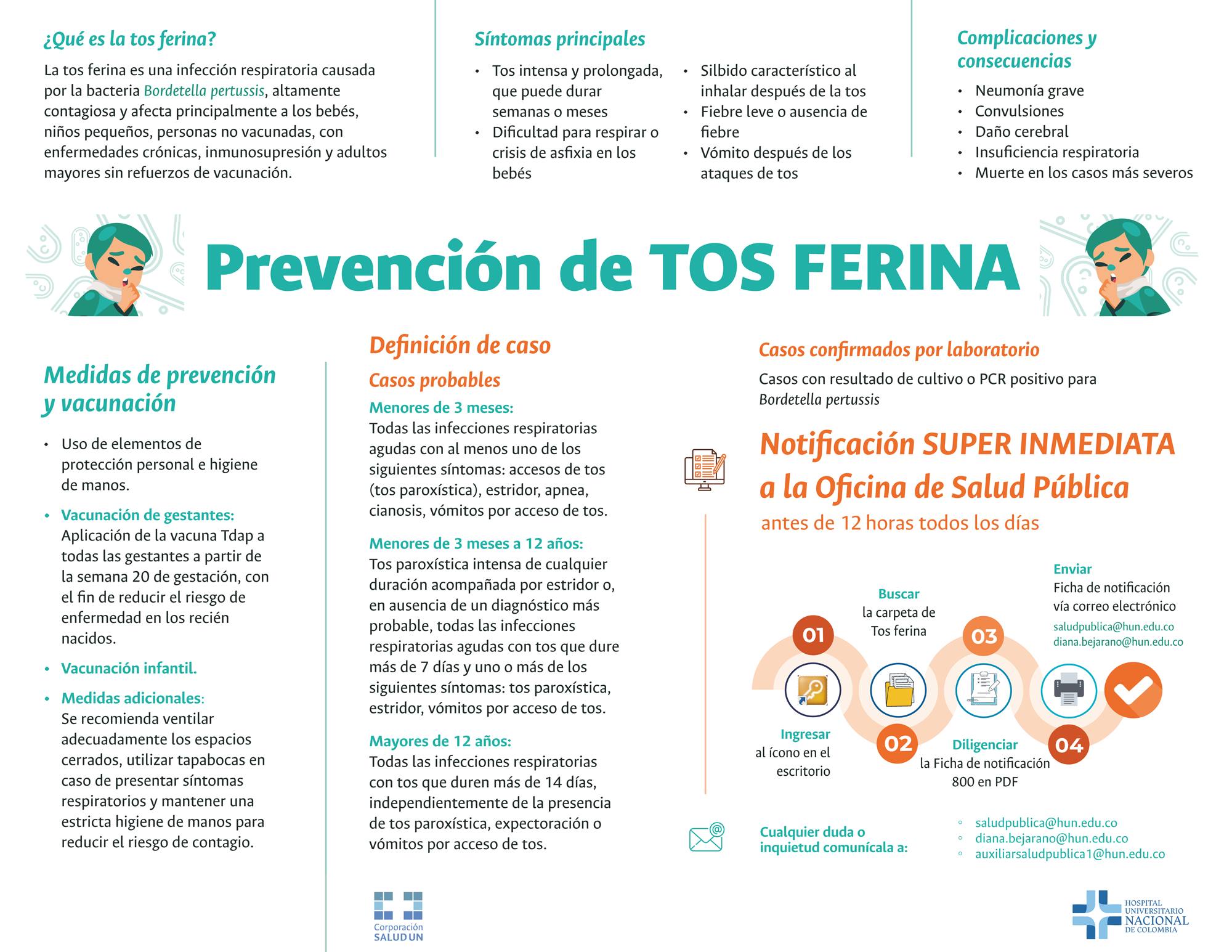 Infografia, sobre tos ferina 
